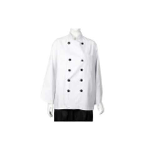 CCK Long Sleeve Chef's Uniform Thin (Black Button) XL
