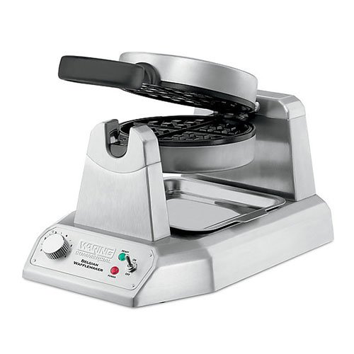 Waring Heavy-Duty Single Belgian Waffle Maker With Removable Non-Stick Plates, 230V/50Hz/1035W