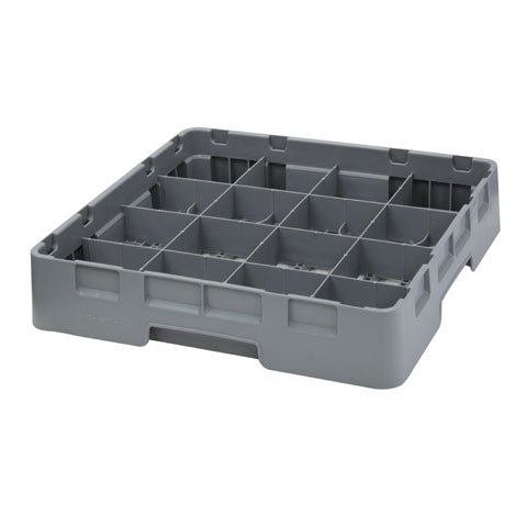 Goldplas 16-compt F/size Cup Rack Gray