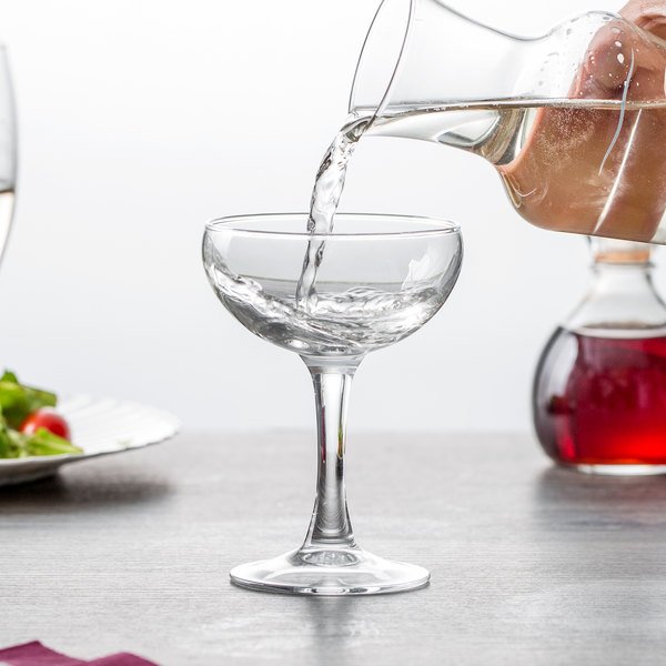 Arcoroc Elegance Champagne Saucer Stemglass, 160ml-5.5oz