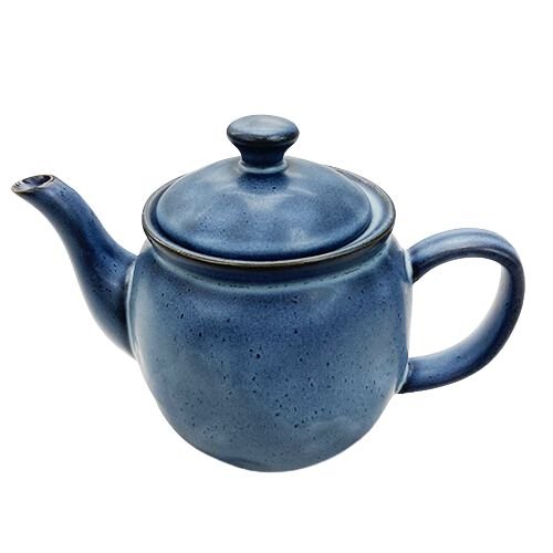 Cerabon Noma Teapot L21.5xW12xH11.3cm, Reactive Glaze (Matt Dark Blue)