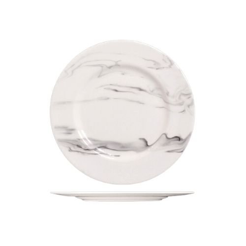 Cerabon Petye Carrara Porcelain Round Plate Ø27.5cm