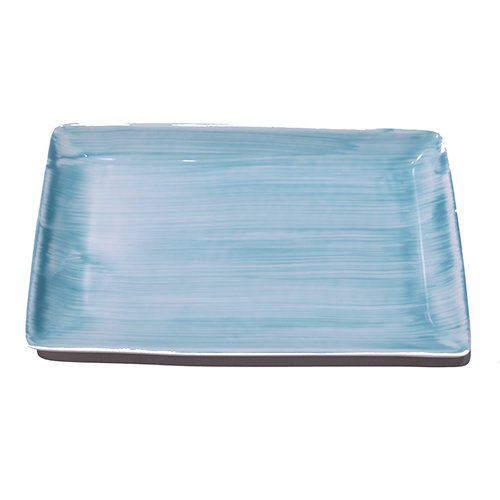 Cerabon Petye Madison Porcelain Rectangle Plate L26.3xW15.5xH2.5cm, Blue Mint