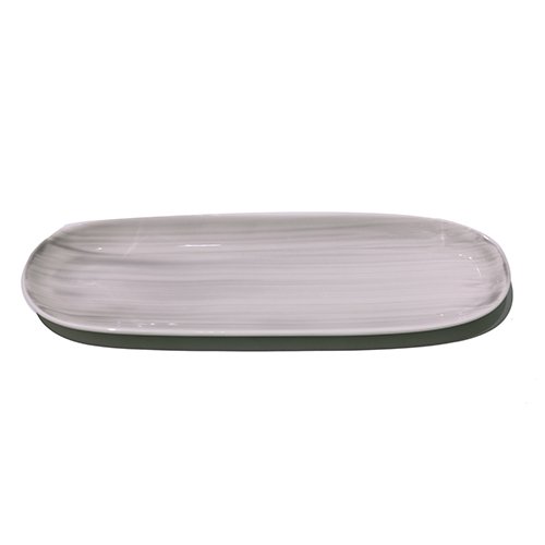 Cerabon Petye Madison Porcelain Oval Dish L34xW10xH2.5cm, Dove