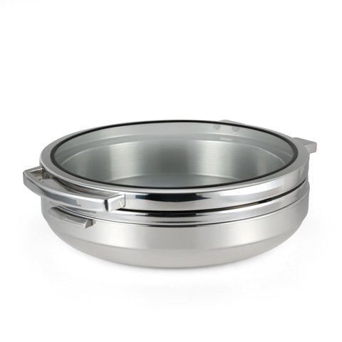 Tiger Hotel T-Collection Stainless Steel Round Induction Chafing Dish L42xW48.45xH15.55cm 6.5L