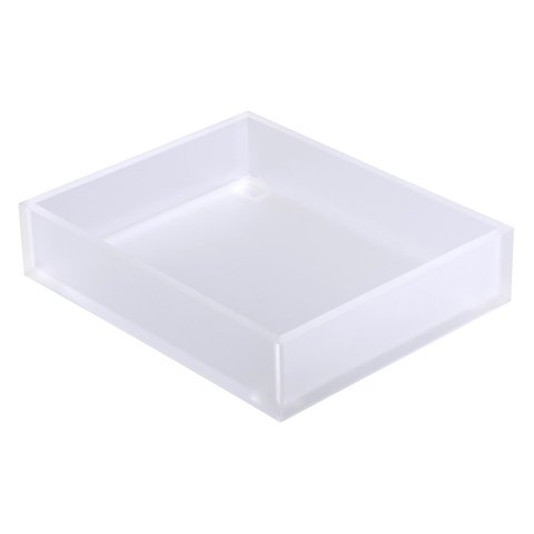 Tiger Hotel T-Collection Lucite Tray L32.5xW26.5xH7.5cm, Ice White