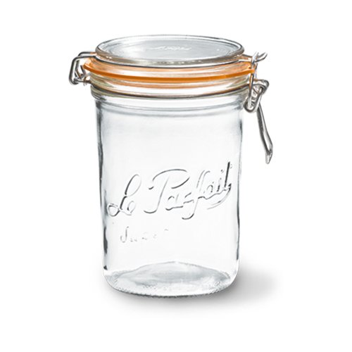 Le Parfait Glass Preserving Jar With Clip Ø10cm, 1L, Terrines Super