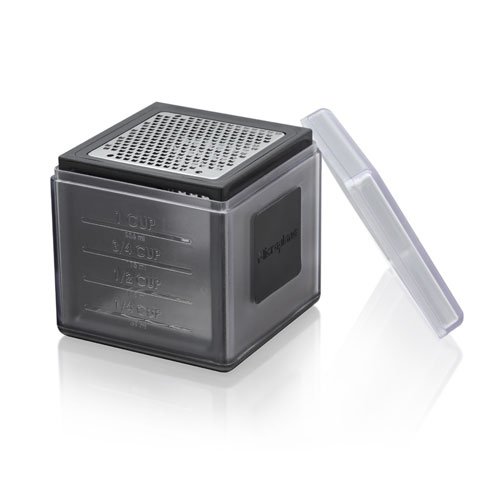 CUBE GRATER 1.5 CUPS, 350ml, BLACK, MICROPLANE