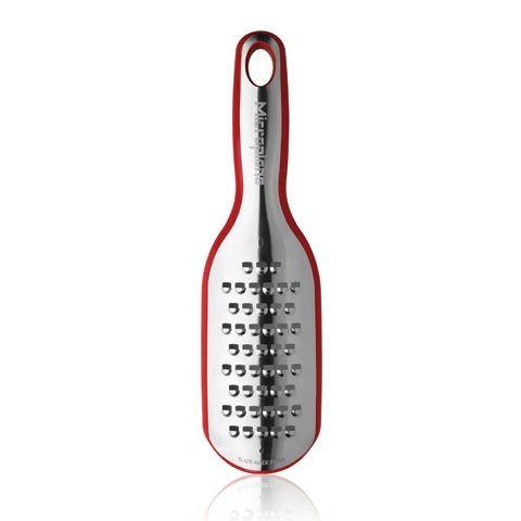 (TT/WS) S/S EXTRA COARSE GRATER L3.8xW8.25xH30.25cm, RED, ELITE, MICROPLANE