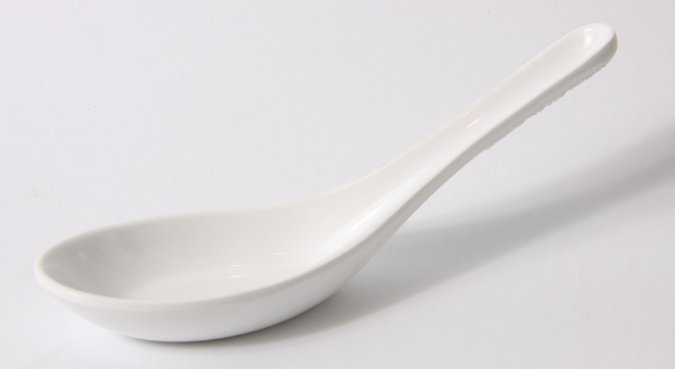 CHINESE SPOON 143x45mm, MELAMINE INVISIBLE