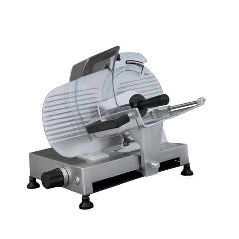 (18-00601) (PROFESSIONAL) MEAT SLICER MACHINE WITH SAFETY RING & SLICER TABLE BOLT L40xW28xH36cm, 13Kgs, 230V/50Hz/170W, 1-PHASE, CE, ESSEDUE ==1 YEAR WARRANTY==