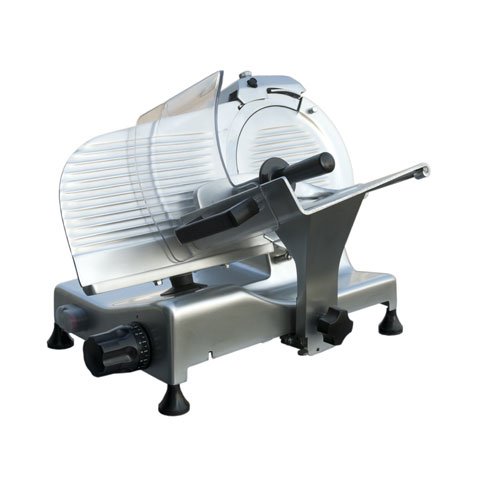 (18-00602) (PROFESSIONAL) MEAT SLICER MACHINE WITH SAFETY RING & SLICER TABLE BLOCKAGE DEVICE L47xW34xH40cm, 19Kgs, 230V/50Hz/210W, 1-PHASE, CE, ESSEDUE ==1 YEAR WARRANTY==