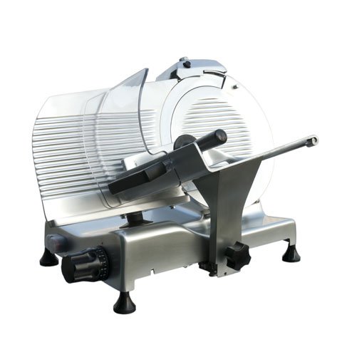 (18-00603) (PROFESSIONAL) MEAT SLICER MACHINE WITH SAFETY RING & SLICER TABLE BLOCKAGE DEVICE L47.5xW34xH42cm, 21Kgs, 230V/50Hz/210W, 1-PHASE, CE, ESSEDUE ==1 YEAR WARRANTY==