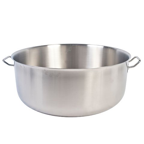 18-8 STAINLESS STEEL LOW CASSEROLE (WITHOUT LID)